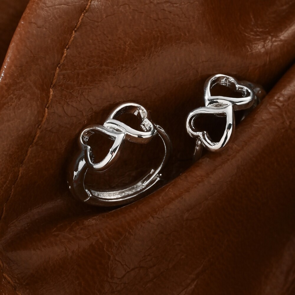 U-shaped brushed ear clips